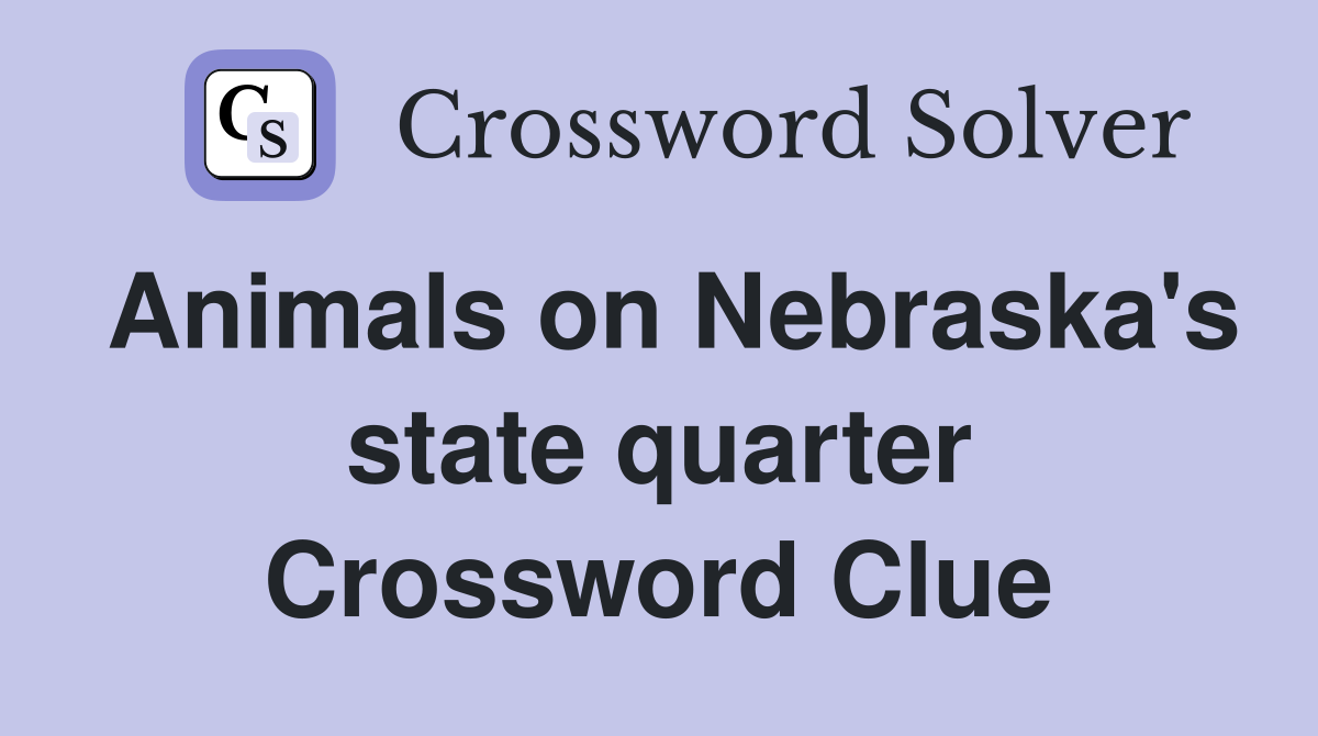 Nebraska native tribe crossword deals clue